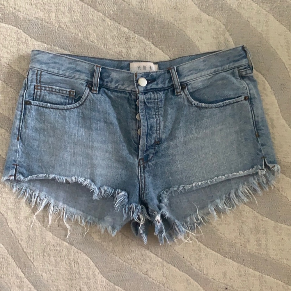 Free people Jean shorts